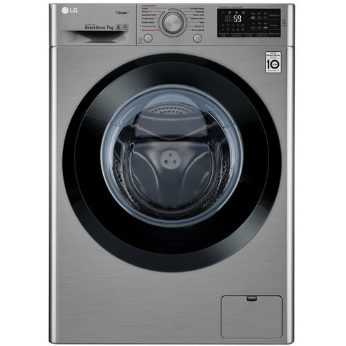 См фронтальная LG F2J5HS6S сереброчерный пар 5285000₽