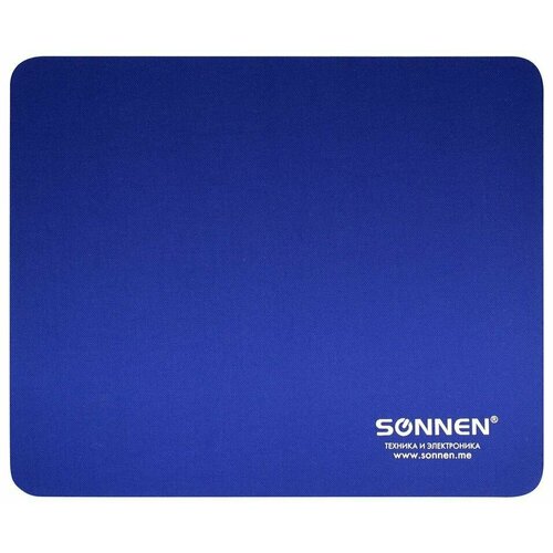 Коврик для мыши Sonnen BLUE резина+ткань 22*18*0.3см