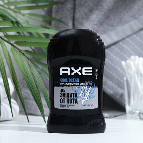 Дезодорант твердый AXE DEO Cool Ocean, 50 мл (комплект из 3 шт) дезодорант твердый axe deo cool ocean 50 мл