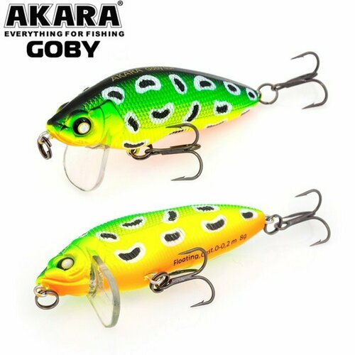 фото Воблер akara goby 65f, цвет a117, 5 см, 8 г (комплект из 3 шт)