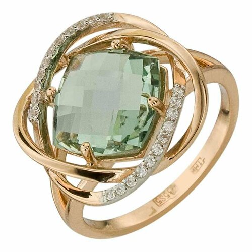 фото Кольцо aloris, красное золото, 585 проба aloris jewelry