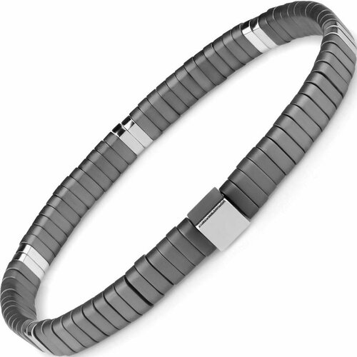 фото Браслет everiot, гематит, размер 19 см, черный