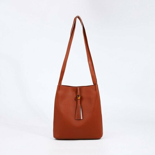 фото Сумка тоут , коричневый нет бренда