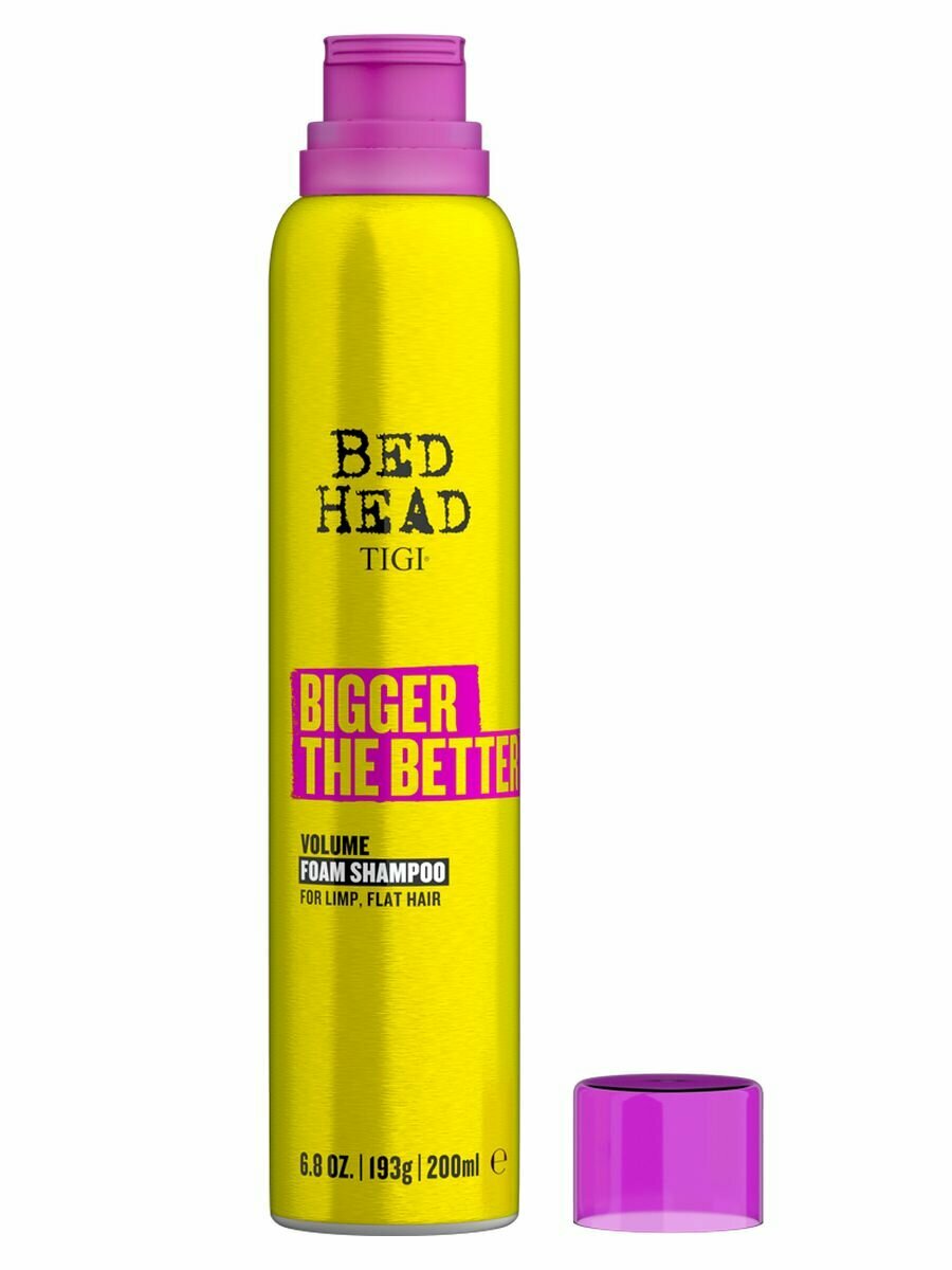 TIGI BIGGER THE BETTER FOAM - Шампунь-мусс для объема 200 мл