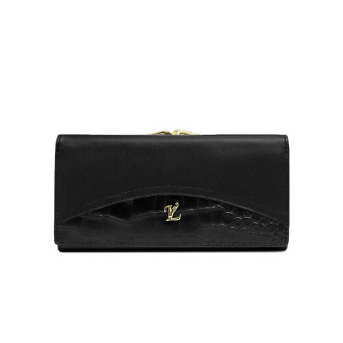 фото Кошелек loui vearner 04-2019, фактура гладкая, черный