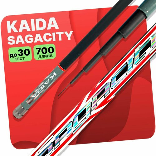 удилище с кольцами kaida sagacity тест 10 30g 4 0м Удилище без колец Kaida SAGACITY тест 10-30g 700 см