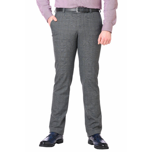 Брюки , размер 50/182, серый