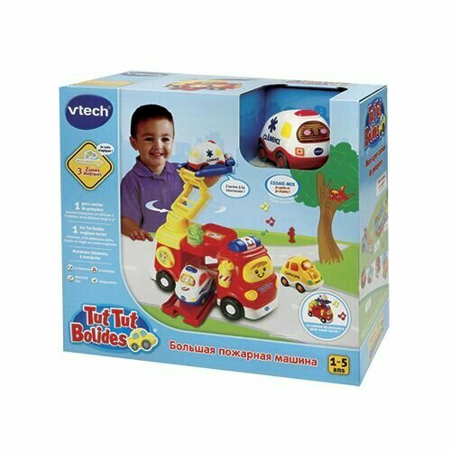 Большая пожарная машина Бип-Бип Toot-Toot Drivers (VTECH 80-151326) - фото №4