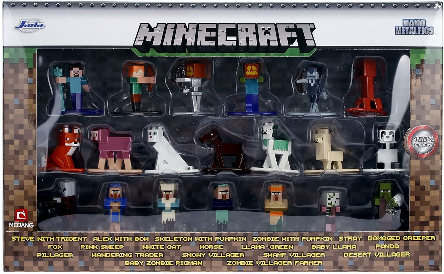 Набор фигурок Jada Toys Minecraft - Nano Metalfigs - Wave 3 - фото №7