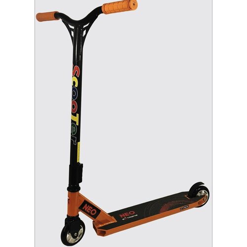 фото Самокат трюковой extreme neo scooter, 100 мм с металлическим диском rocket