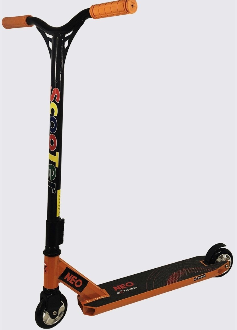 Самокат Трюковой Extreme Neo Scooter, 100 мм с металлическим диском