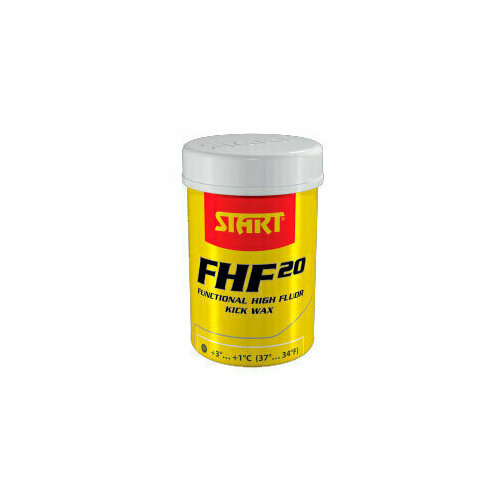 Мазь твердая START FHF20 FLUOR KICK YELLOW +3+1 парафин start ultra gel fluor cold