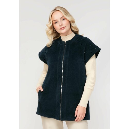 фото Жилет bianka modeno, размер 62, синий