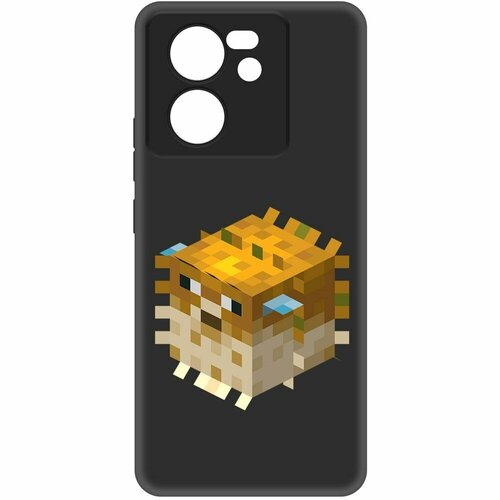 Чехол-накладка Krutoff Soft Case Minecraft-Иглобрюх для Xiaomi 13T Pro черный чехол накладка krutoff soft case minecraft иглобрюх для xiaomi 13t черный