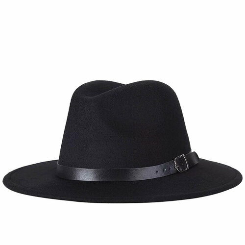 Шляпа федора , размер 56-57, черный