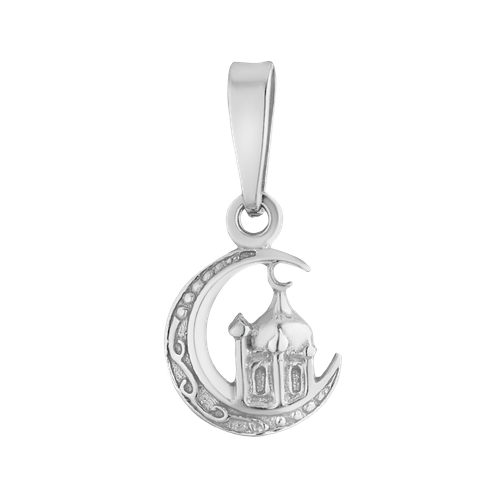 фото Подвеска ювелир карат, серебро, 925 проба, родирование