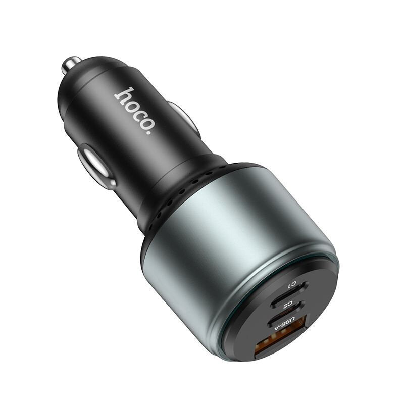 Автомобильное зарядное устройство Hoco NZ9 Galloper Type-C 65W + 30W + USB 18W выход поддержка протоколов быстрой зарядки