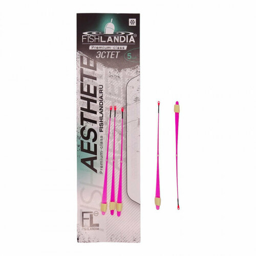 фото Кивок fishlandia эстет малина 120 х 0,20 мм 0,1 - 0,2 гр 5 шт/уп