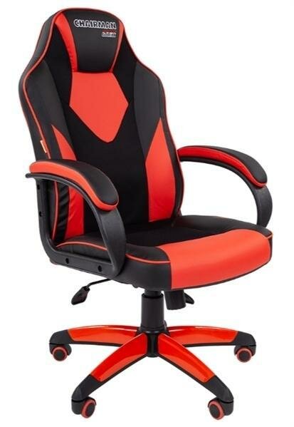 Кресло геймерское Chairman game 17 (7024560), черный/красный