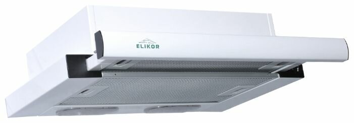 Elikor Вытяжка телескопическая Elikor Интегра 50П-400-В2Л белый/бел