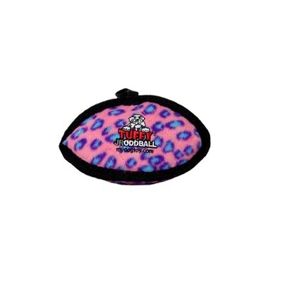Tuffy Супер прочная игрушка для собак Торпеда малая, розовый леопард, прочность 710 (Jr Odd Ball Pink Leopard) T-JR-OB-PL | Jr Odd Ball Pink Leopard, 0,0908 кг