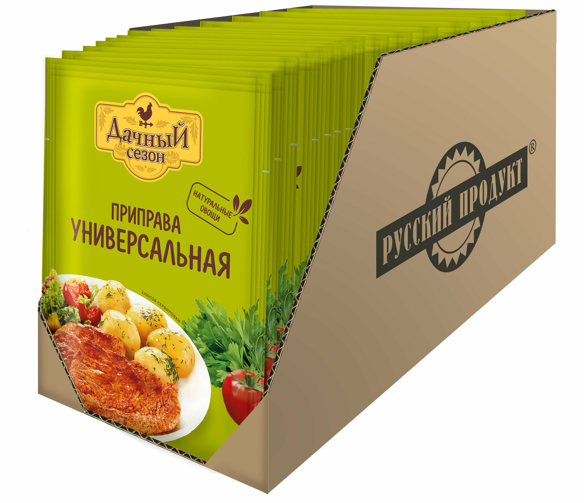 Универсальная приправа "Дачный сезон" 50 г / 30 упаковок в коробке