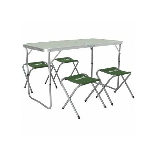 фото Helios набор мебели, стол + 4 табурета (сталь) (hs-ta-21407+hs-21124-g) helios