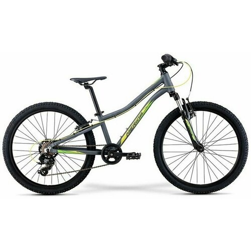 Велосипед Merida Matts J24 Eco (2022) matt cool grey/green yellow