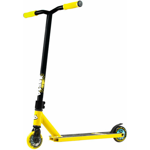 Самокат PLANK Hop yellow самокат трюковый graffiti колёса pu алюминий 100 мм abec 9 жёсткость 85а