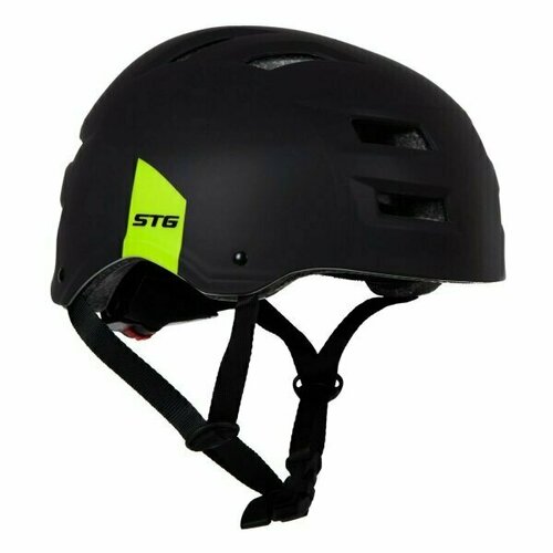 Шлем STG MTV1 Replay с фикс застежкой (M (55-58 см)) шлем велосипедный защитный stg mtv1 разноцветный размер l 58 61 см
