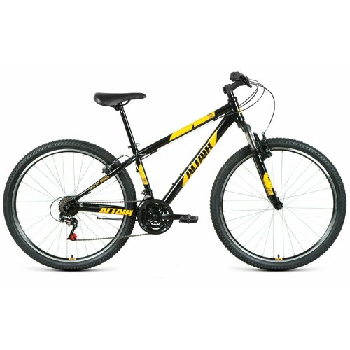 Велосипед Altair AL 27,5 V 19 черный/оранжевый 20-21 г (RBKT1M37G017) тормоз v brake mx b004
