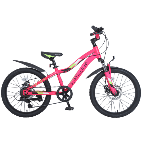 Подростковый горный велосипед TechTeam Katalina 20 disc 2022 розовый 2087000₽