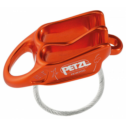 Страховочно-спусковое устройство Petzl REVERSO red petzl петля anneau 150 см red