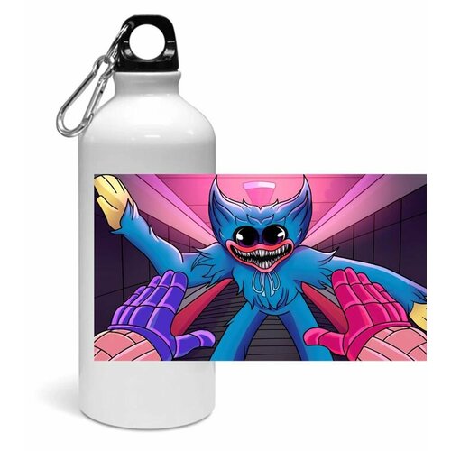 фото Спортивная бутылка хагги вагги, huggy wuggy №11 animashop