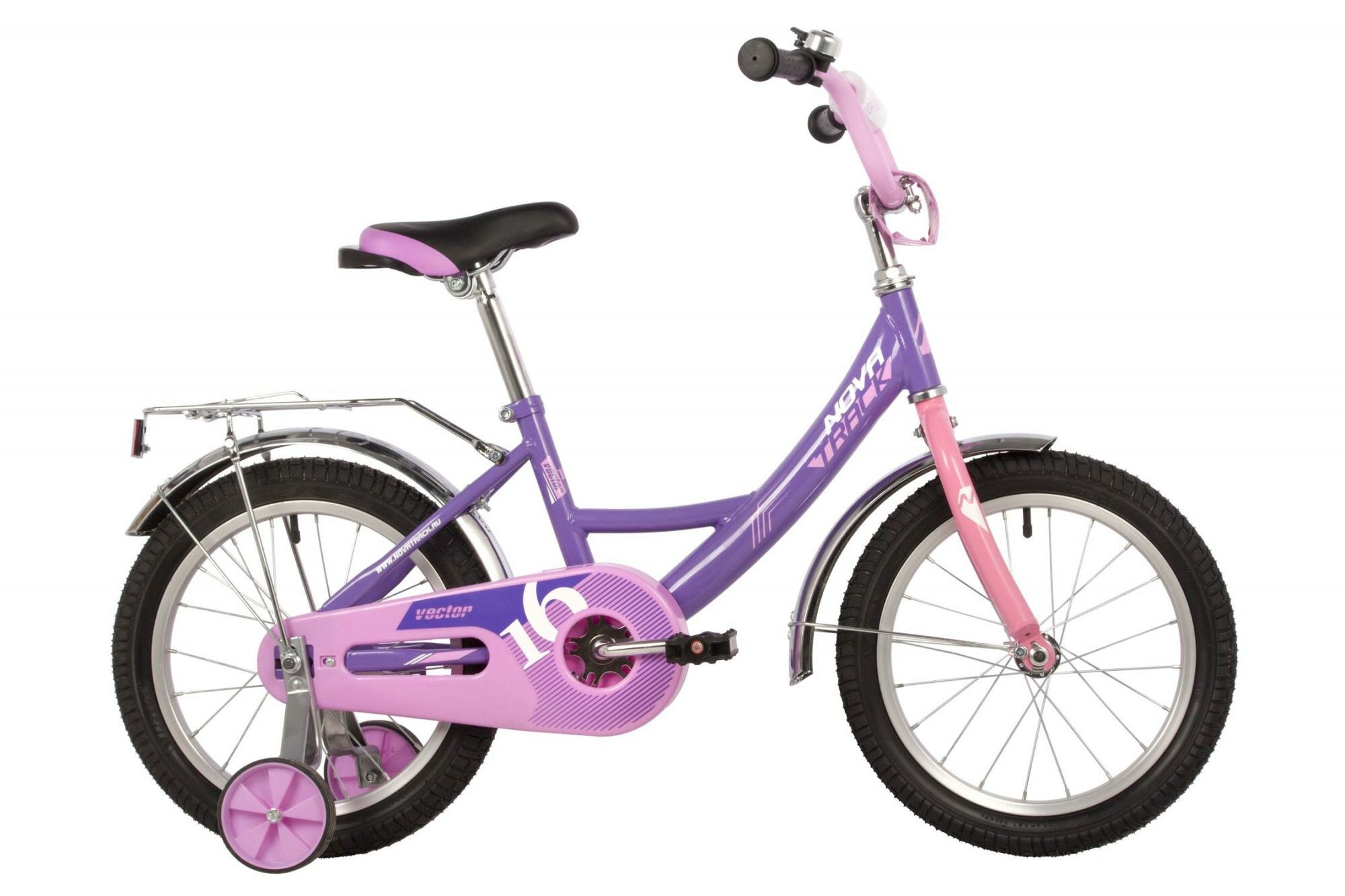 Детский велосипед Novatrack VECTOR 16" (2022) Фиолетовый