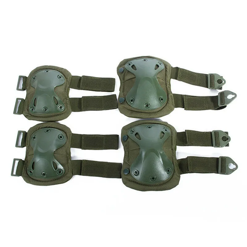 Комплект защиты налокотники и наколенники с пластиковой вставкой комплект для тактических тренировок на открытом воздухе наколенники и защита для локтя