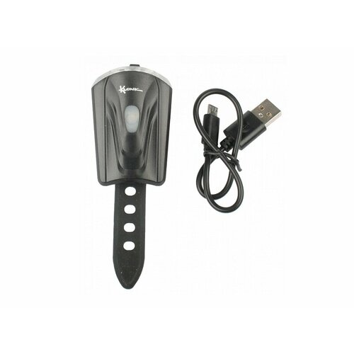 фото Фонарь передний klonk, 1 светодиод, 50 лм, аккум 3.7v (1700 mah)