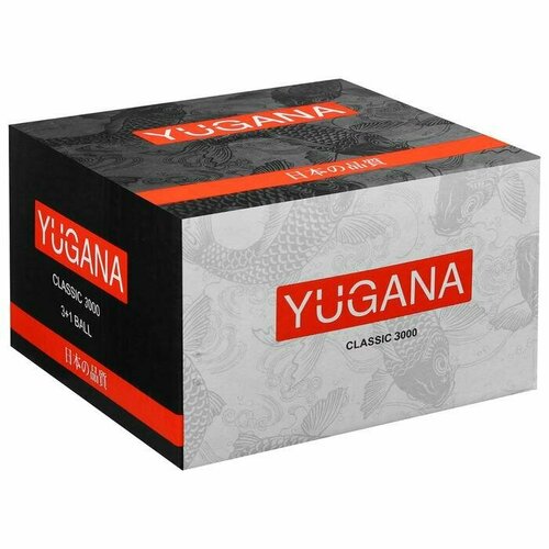 Катушка YUGANA Classic 3000, 3+1 ball катушка рыболовная yugana classic 3000