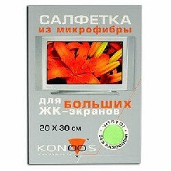 Konoos Чистящие средства KT-1 Салфетка из микрофибры для ЖК-телевизоров 20х30 см