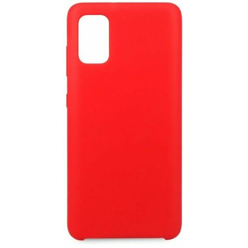 защитное стекло для samsung galaxy a01 2020 sm a015 Накладка силикон Samsung Silicone Cover для Samsung Galaxy A41 A415 Red