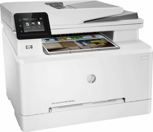 МФУ HP Color LaserJet Pro MFP M283fdn p/c/s/f, A4, 21(21ppm), 600dpi, 256 Mb, ADF50, Duplex, USB 2.0, Fast Ethernet10/100 Base-TX, 2tray 250+1 , 1y. warr, cart. 1350&750 cmy inbox.