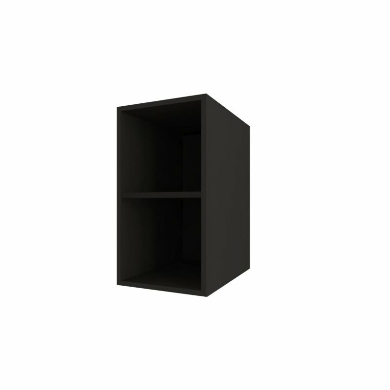 фото Шкаф подвесной с открытыми полками 30x44x55, CEZARES ELETTRA, Grafite 55530