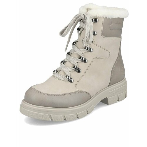 фото Ботинки rieker, размер 38, бежевый