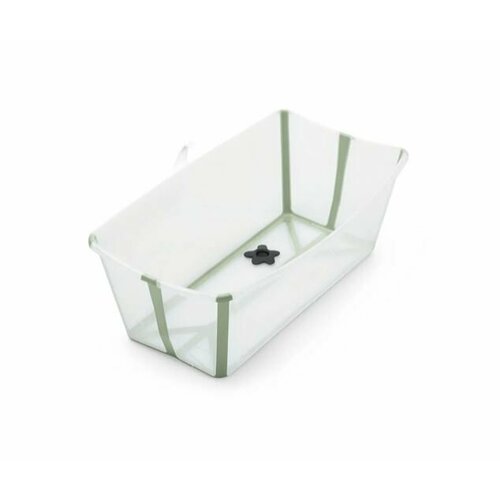 Ванночка Stokke Flexi Bath, Transparent Green, прозрачный/зеленый вставка для новорожденного stokke flexibath newborn support