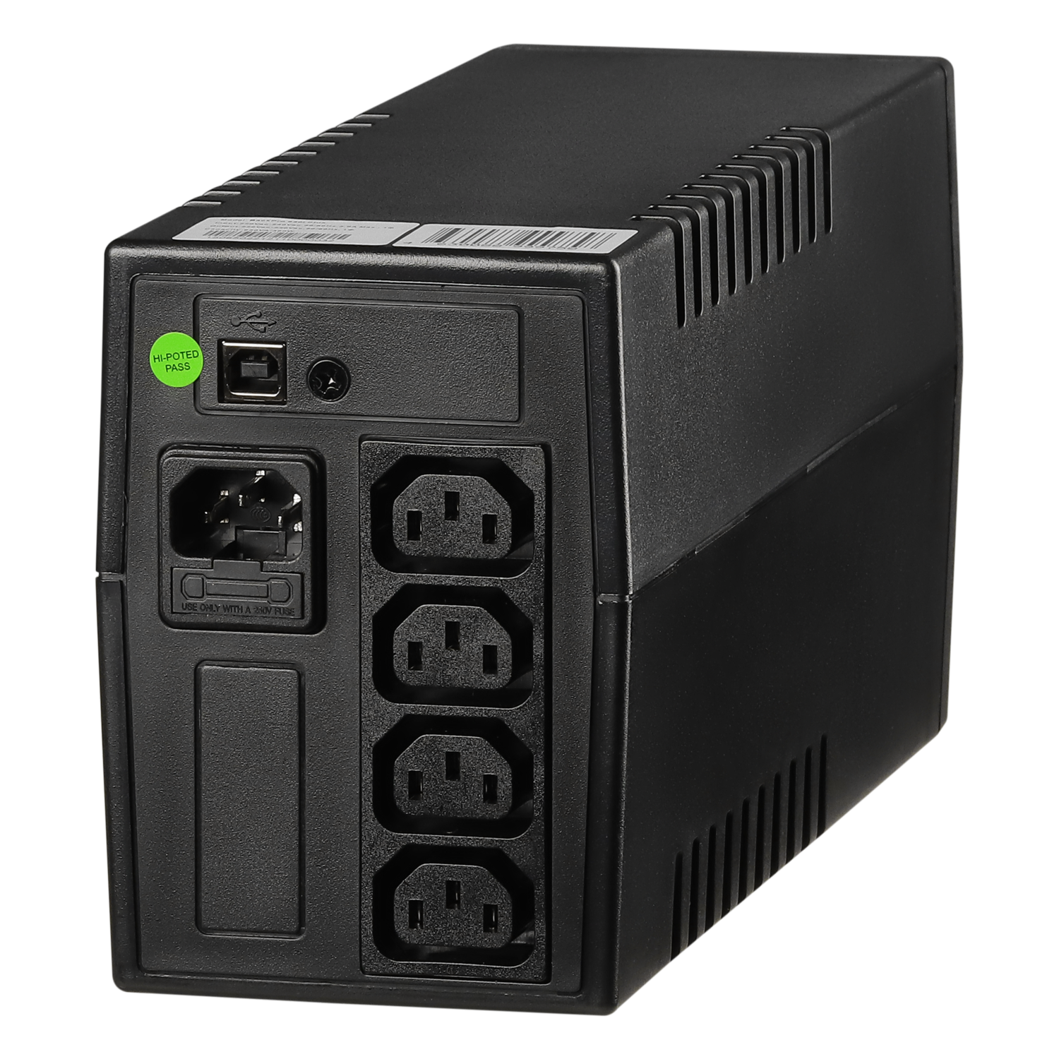 ИБП POWERMAN Back Pro 650 PLUS, линейно-интерактивный, 650ВА, 360Вт, 4 IEC320 C13 с резервным питанием, USB, батарея 12В 7 Ач 1 шт., 298мм х 101мм х 142мм, 4.3 кг. POWERMAN POWERMAN Back Pro 650I Plus - фото №2