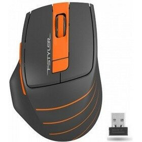 A-4Tech Мышь Fstyler FG30S ORANGE серый/оранжевый оптическая (2000dpi) беспроводная USB