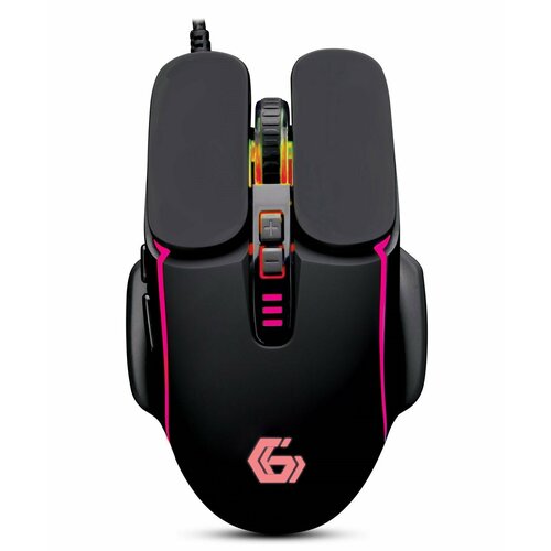 Мышь Gembird MG-820 игровая USB 3200dpi 61кн RGB кабель тканевый 18 м 153700₽
