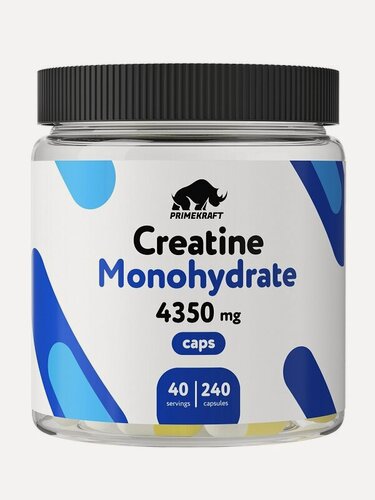 Изображение товара Prime Kraft Creatine - 240 капсул моногидрата креатина