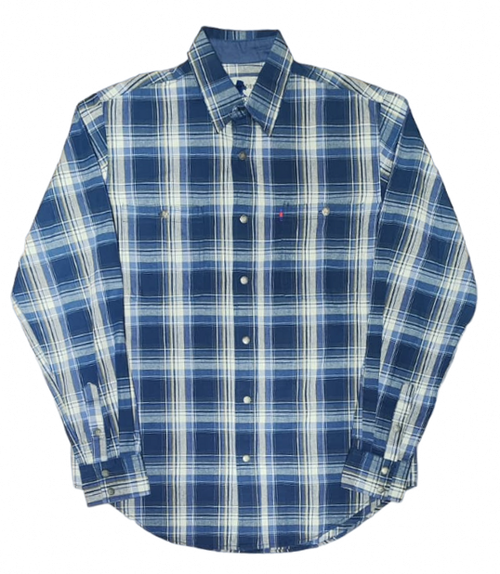 Рубашка WEST RIDER, размер L (ворот 41-42), синий