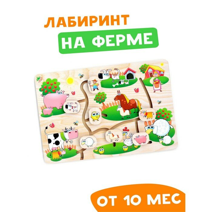 Лабиринт Мастер игрушек "На ферме" (IG0059)